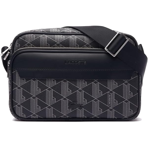 Amazon | Lacoste メンズ The Blend スモール モノグラムキャンバス